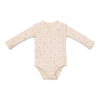 Beige body met blaadjes - Bodysuit wrap green leaves